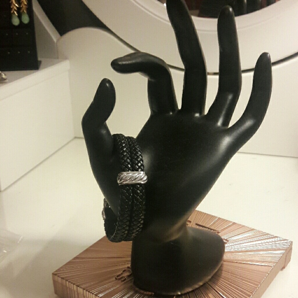 Judith Ripka Sterling Cuff Bracelet